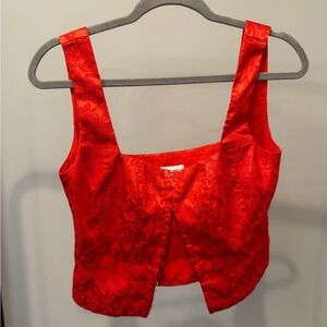 Princess Polly Bold Red Top